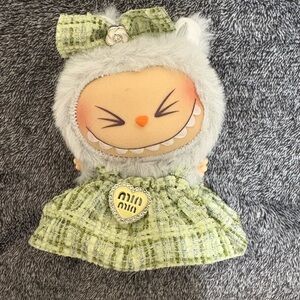 Green Plaid Mini doll!! Lafufu